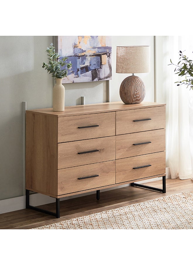 Home Box Urban 6-Drawer Master Dresser without Mirror 39.6 x 78 x 119 cm  - Image 1