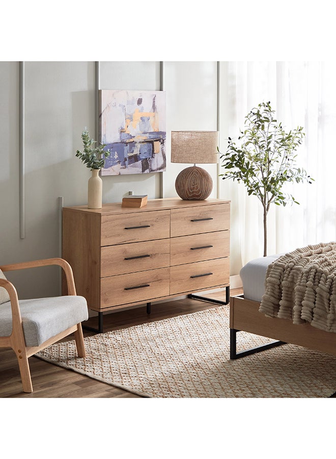 Urban 6-Drawer Master Dresser without Mirror 39.6 x 78 x 119 cm