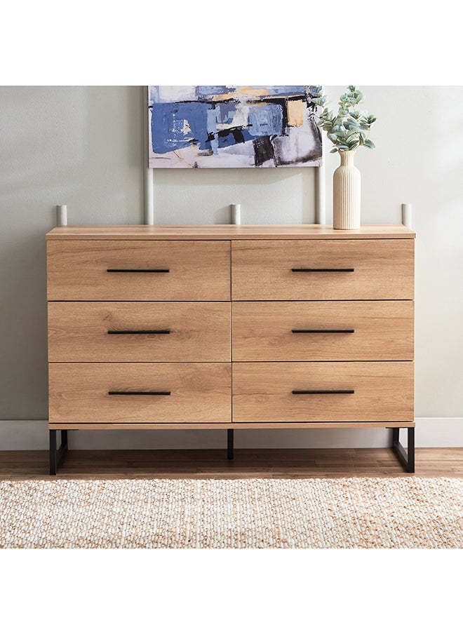 Home Box Urban 6-Drawer Master Dresser without Mirror 39.6 x 78 x 119 cm  - Image 2