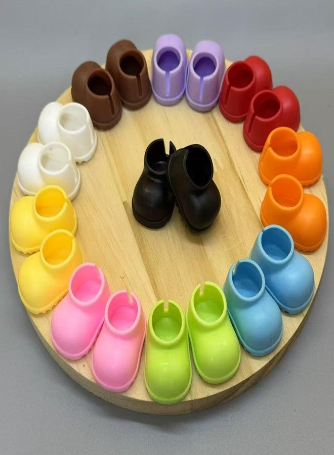 Ezcora 10 Pairs Doll Shoes for 15-17cm Doll,10 Colors of Shoes for 17cm Doll (Set 1) - Image 5