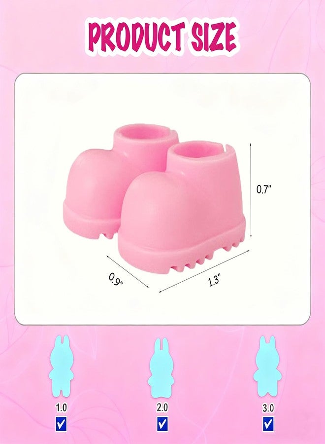 Ezcora 10 Pairs Doll Shoes for 15-17cm Doll,10 Colors of Shoes for 17cm Doll (Set 1) - Image 4