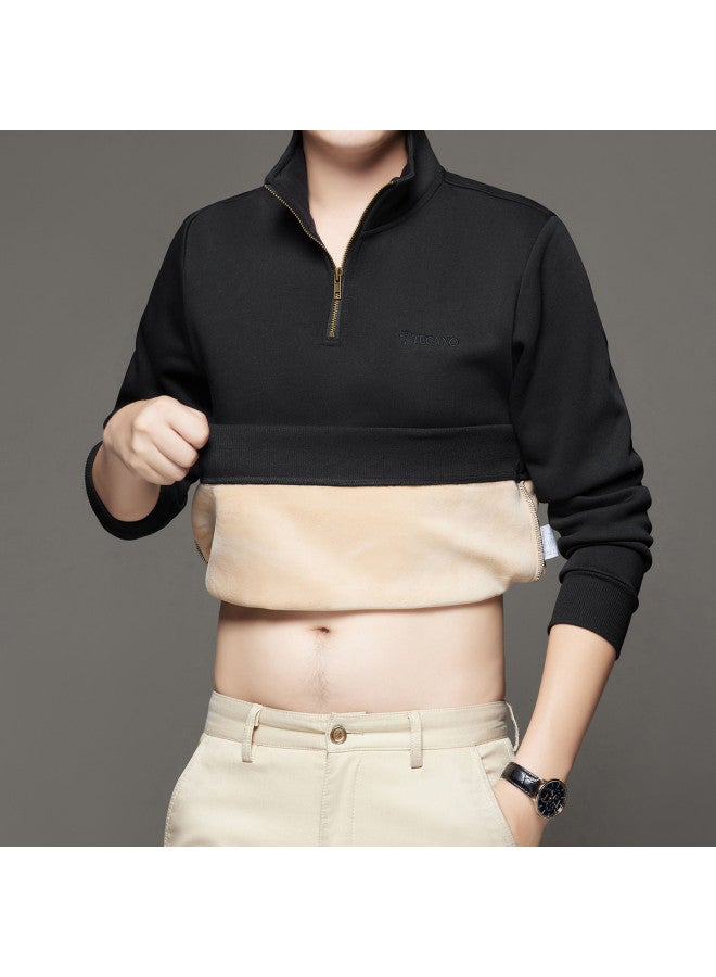 Tucano trendy Stand Collar Men's Long-sleeve Casual T-shirt For Autumn/winter - Image 4