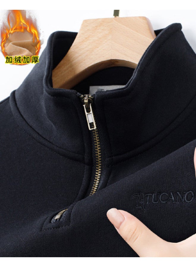Tucano trendy Stand Collar Men's Long-sleeve Casual T-shirt For Autumn/winter - Image 1