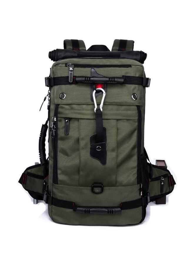 Large Capacity Multifunctional oxford waterproof Flight-Approved travel backpack Utility Mountaineering outdoor sport bag Classic Laptop Backpack Hiking & Camping Dayback for Unisex (Green) - Image 1