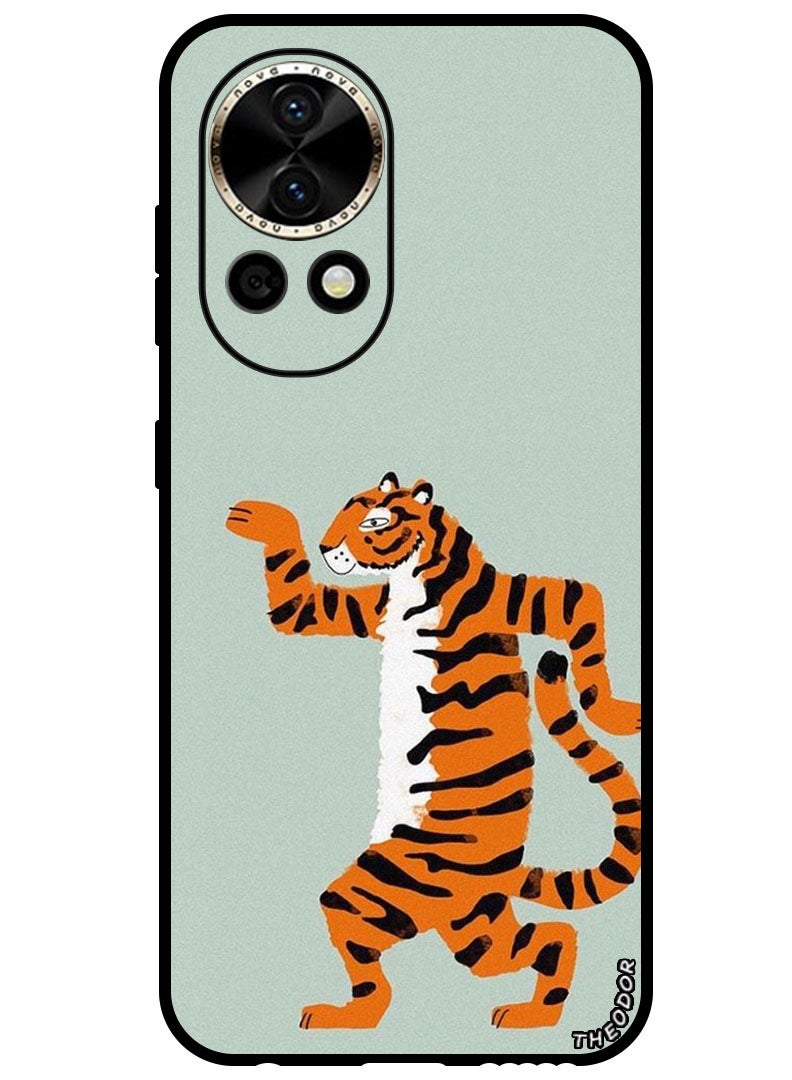 Theodor Protective Case Anti Scratch Shock Proof Bumper Cover For Huawei Nova 12 Dancing tiget - Image 1