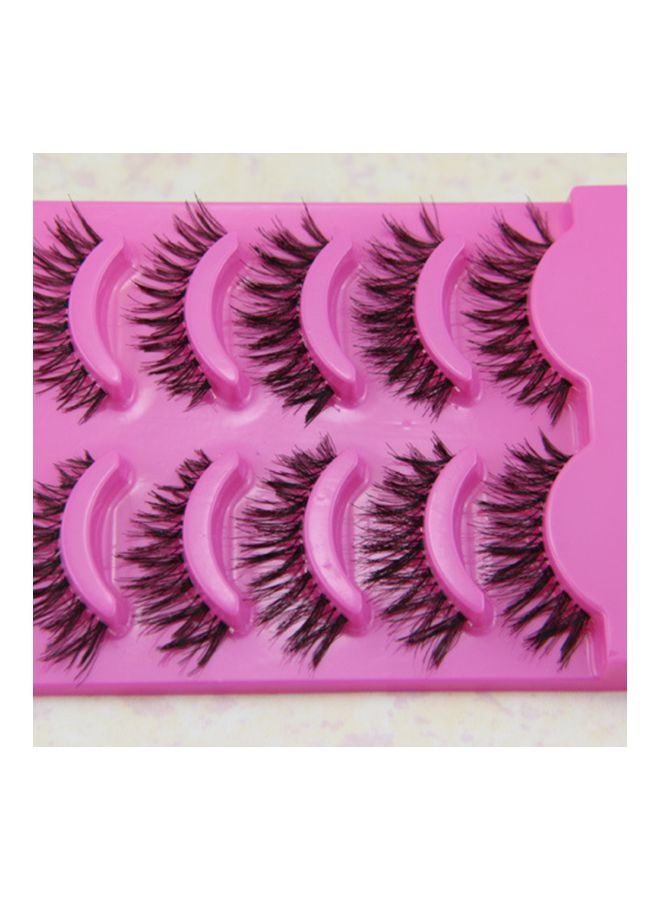 NIBEMINENT 5-Pairs False Eyelashes Black - Image 5