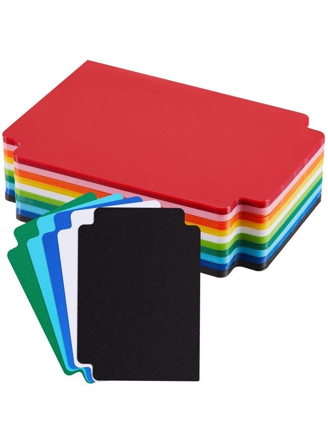 Suilung Trading Card Dividers Multicolor Card Page Dividers Frosted Plastic Separator with Tabs for Games Sports, 2.7 x 3.8 Inches(50 Pieces) - Image 1