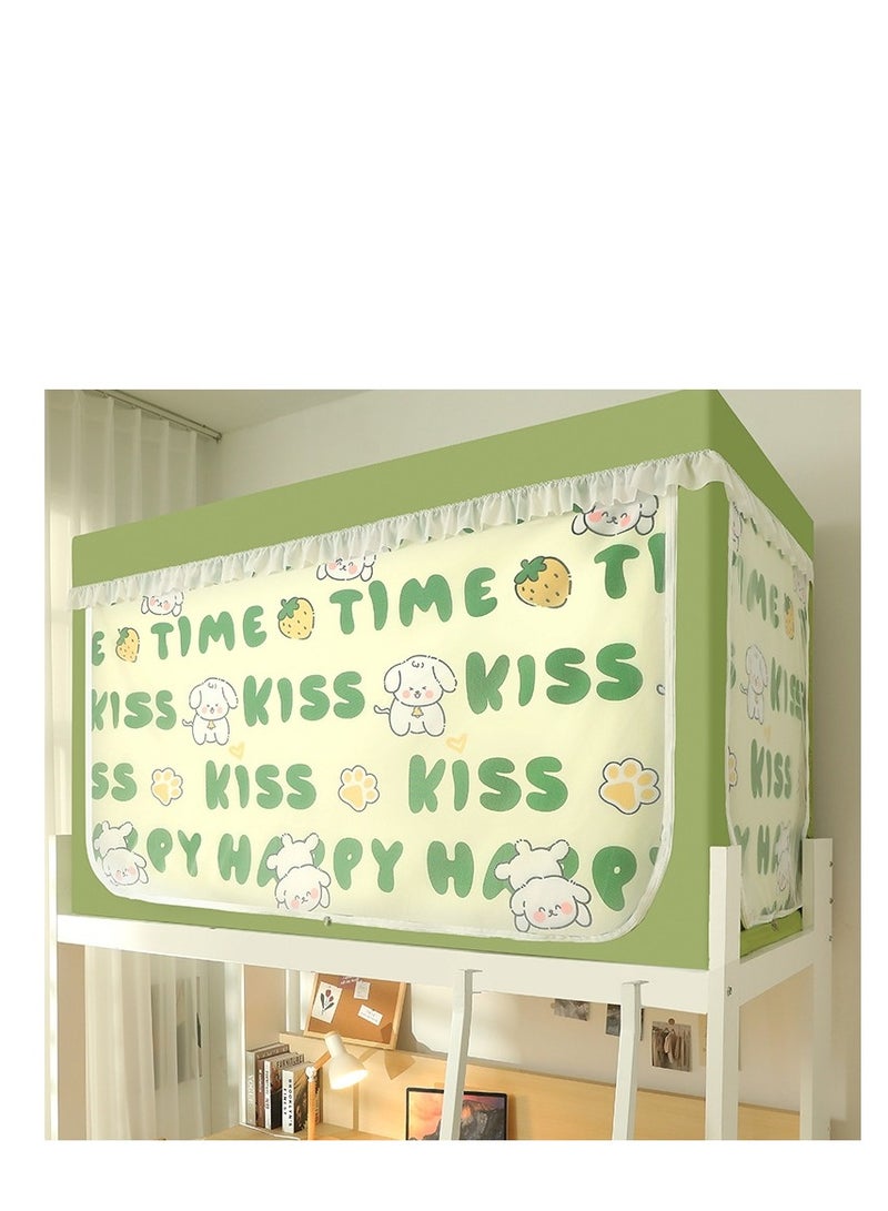 Y&D Bed Canopy Tents Curtain Blackout Curtain Single Bed Tent Curtain Student Shading Cloth Bed Canopy Mosquito Net Student Sleep Privacy Protection - Image 5