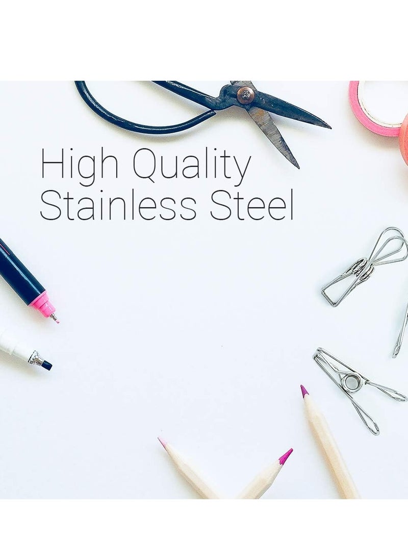 Oasisgalore 20 Pack Stainless Steel Clothespins Clothes Pegs Heavy Duty Metal Clothes Pins for Laundry Home Outdoor - Image 3