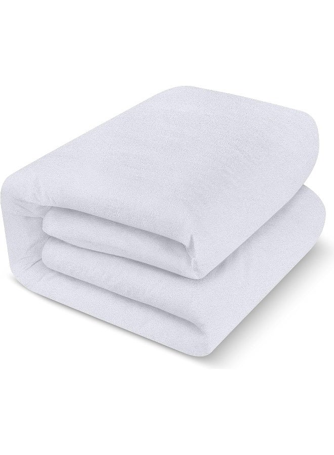 Utopia Bedding Premium Waterproof Terry Mattress Protector Queen 200 GSM, Mattress Cover, Breathable, Fitted Style with Stretchable Pockets - Image 3