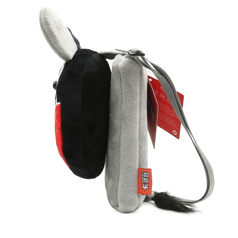 Plush Kids Crossbody Bag, Zebra Animal Design, Soft Lightweight Shoulder Bag for Daily Outings - Image 3