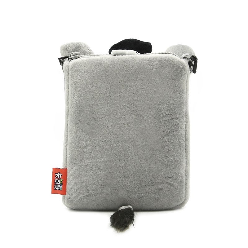 Plush Kids Crossbody Bag, Zebra Animal Design, Soft Lightweight Shoulder Bag for Daily Outings - Image 4