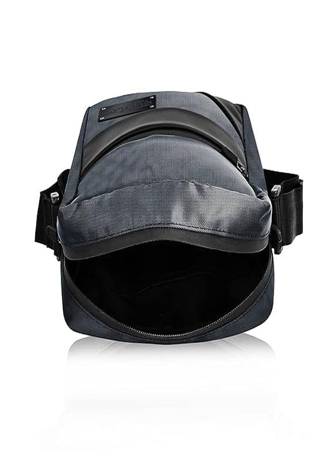 SYUTM Stylish Nylon Sling Cross Body Travel Office Business Messenger Bag for Men Women (Lava Grey) - Image 4