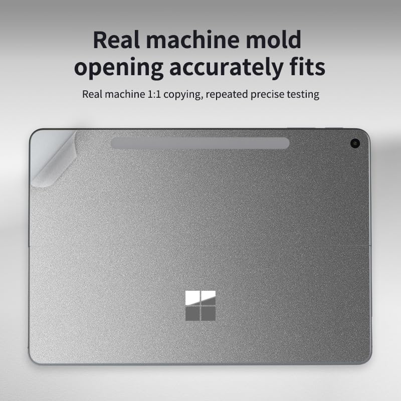 IMMOENUC Tablet Sticker for 2025 Microsoft Surface Pro 12 inch Back Decals Protector Skin Film Anti-Scratch Vinyl Protective Laptop Cover Abrasion Resistant(Frosted Transparent) - Image 3