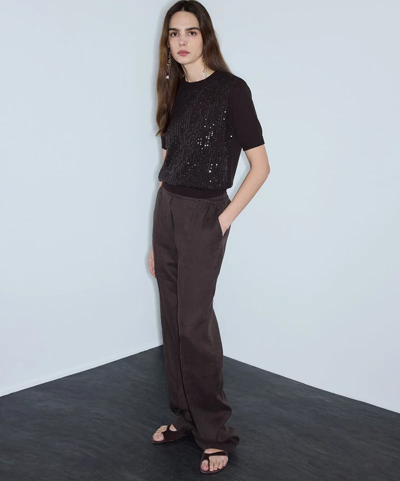 Ipekyol Sequinned Knit Top
