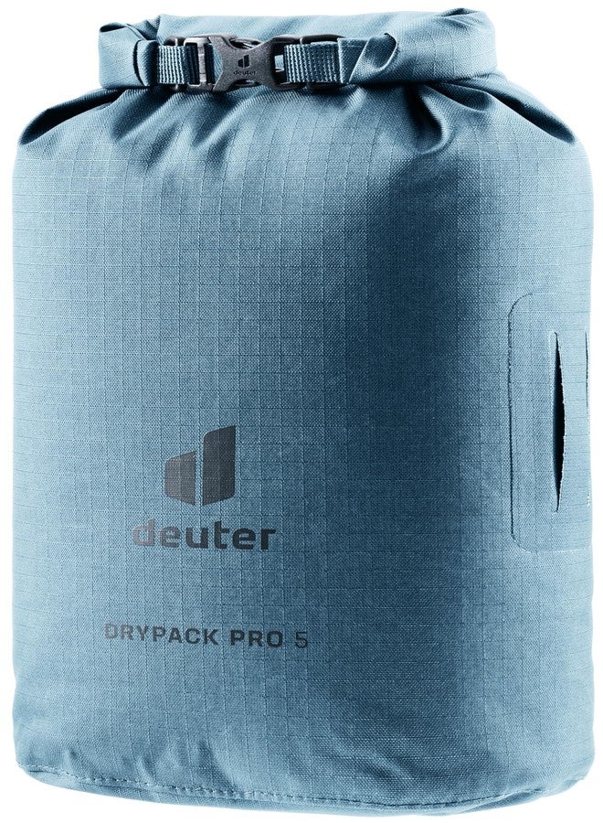 Deuter Drypack Pro 5L, Waterproof 5-Liter Storage Pack Sack for Trekking, Hiking, Bikepacking & Mountain Climbing - Atlantic - Image 1