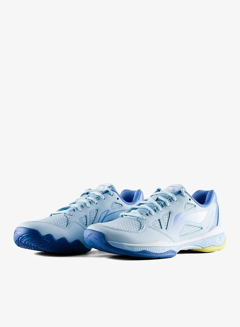 Li-Ning Glacier Blue/Bright Cobalt Blue Li-Ning Halberd Strike Non Marking Badminton Shoes  | Best Price UAE