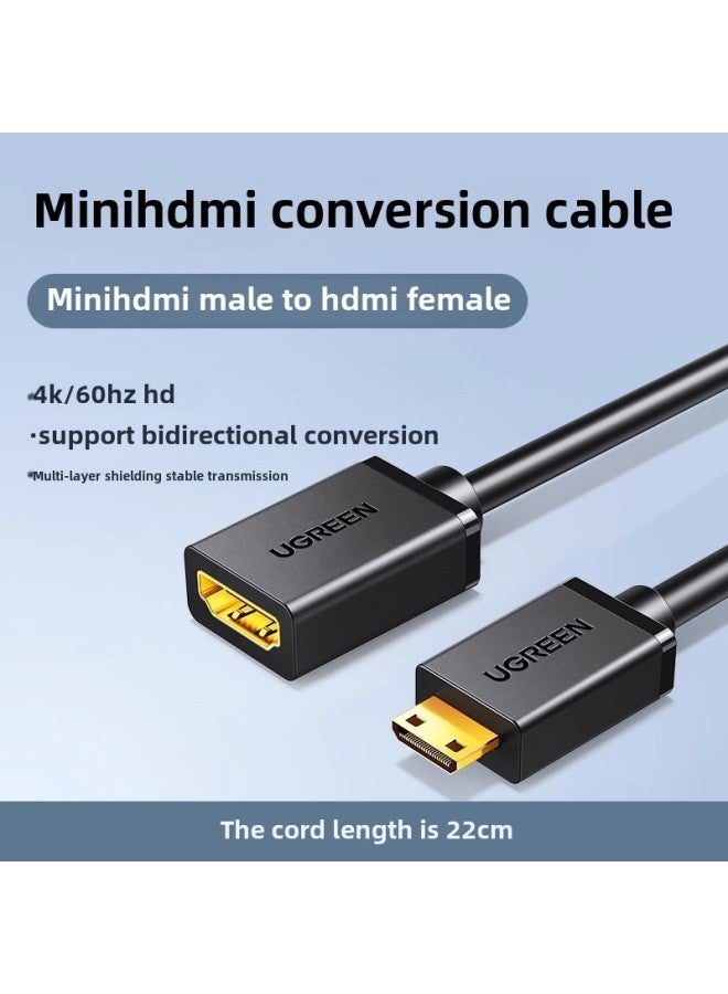 Green Link Minihdmi To Hdmi Adapter Cable Micro Hdmi Short Mini HD Suitable For Camera Notebook, Etc.-Color:Minihdmi To Hdmi Adapter Cable  - Image 1