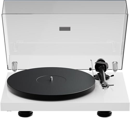 Pro-Ject ProJect Debut EVO 2 Turntable with Pick it MM EVO Cartridge High Gloss White - Image 1