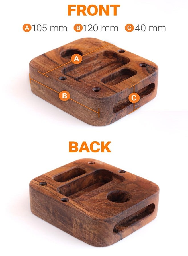 masilas Portable Hangboard for Rock Climbing Holds,Fingerboard Trainer for Hand Grip Strengthener,Pinch Block Grip,Home Gym Fitness Workout Equipment -Hard Wood - Image 4
