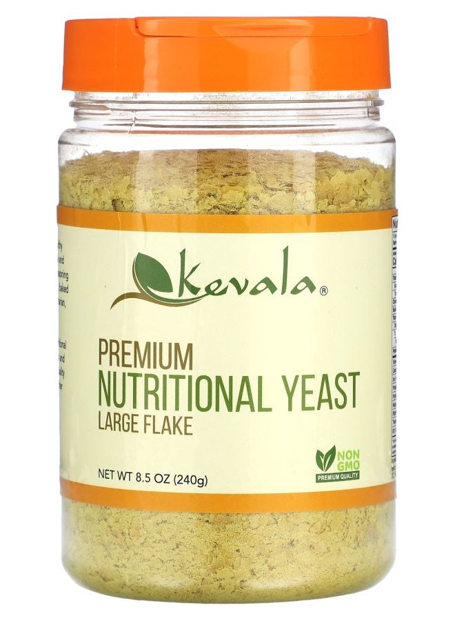 Kevala Premium Nutritional Yeast Large Flake 8.5 oz (240 g)