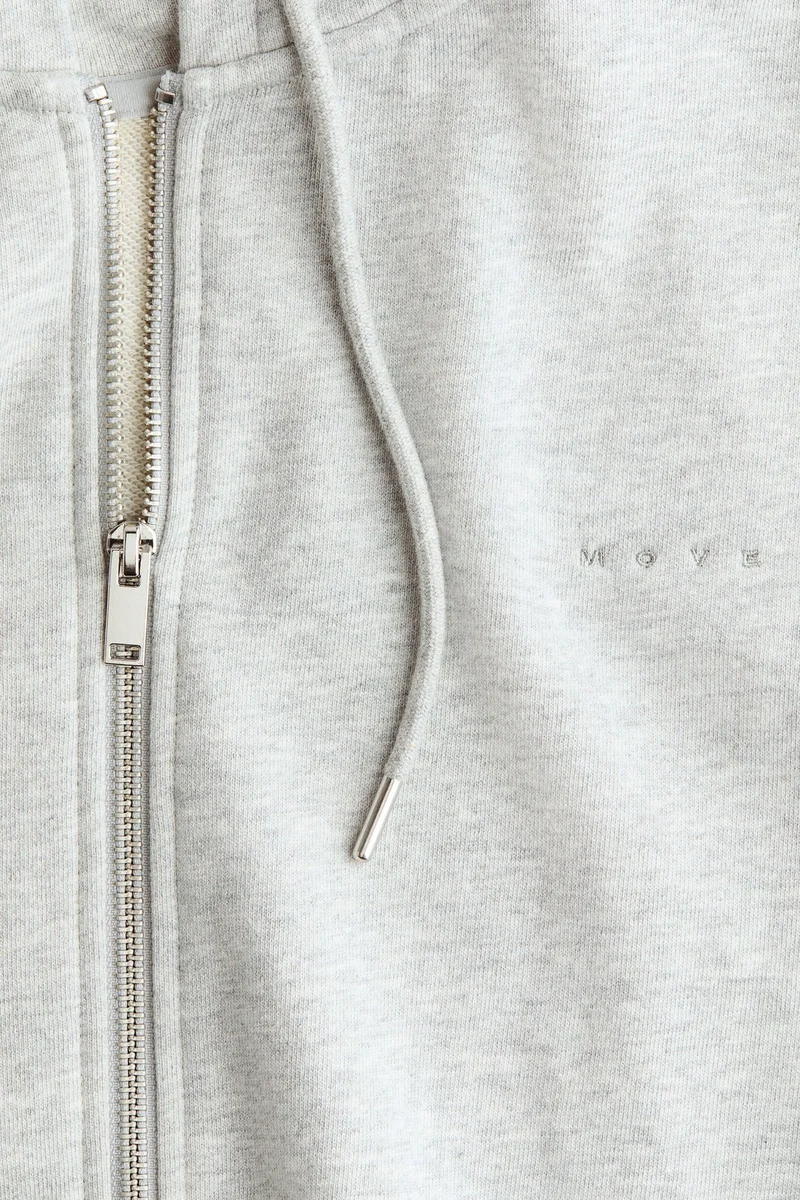 H&M  Sports cropped zip-through hoodie for Women | Best Price UAE