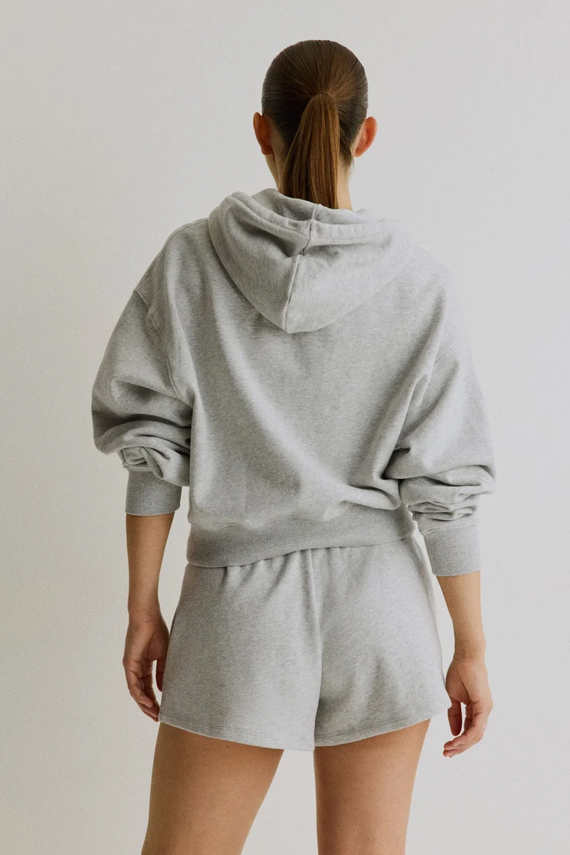H&M  Sports cropped zip-through hoodie for Women | Best Price UAE