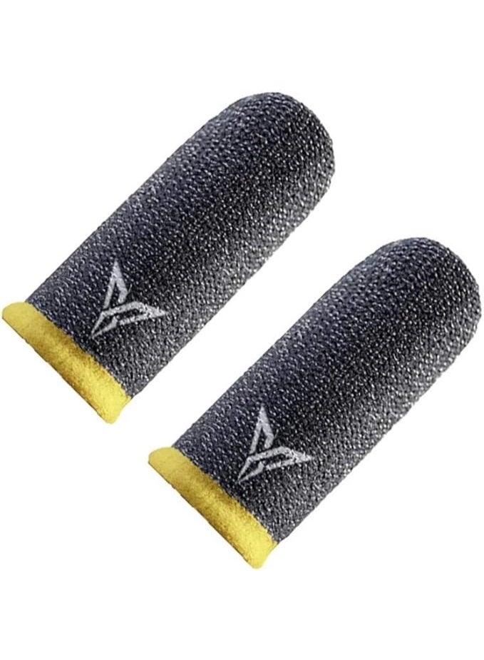 Advanced Gaming Finger Sleeves for Mobile – Sweat-Proof Controller Gloves for PUBG, Free Fire, COD – 1 Pair - Image 1