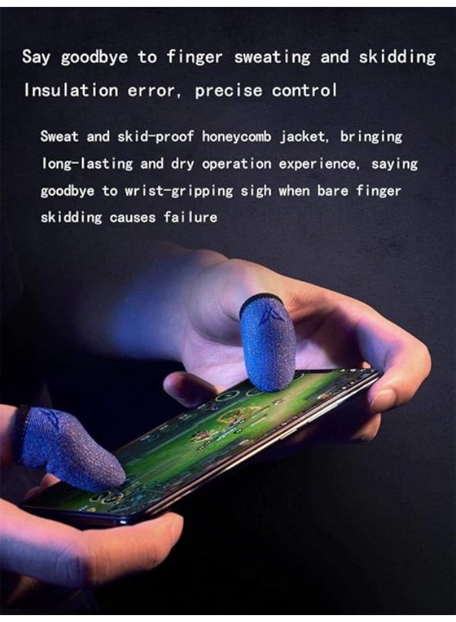 Advanced Gaming Finger Sleeves for Mobile – Sweat-Proof Controller Gloves for PUBG, Free Fire, COD – 1 Pair - Image 2
