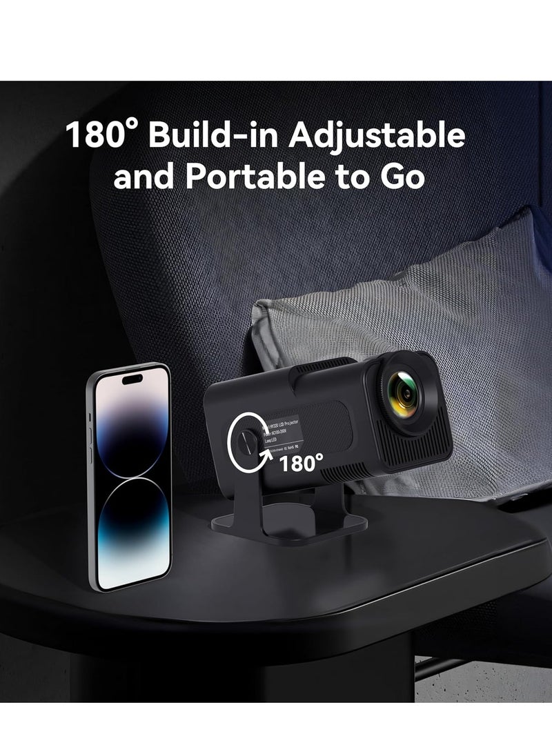 ELTRAZONE - HY320 Smart Projector: 4K Native 1080P, Built-in Android TV 11.0, WiFi, Bluetooth, and 10000 Lumens - Image 1