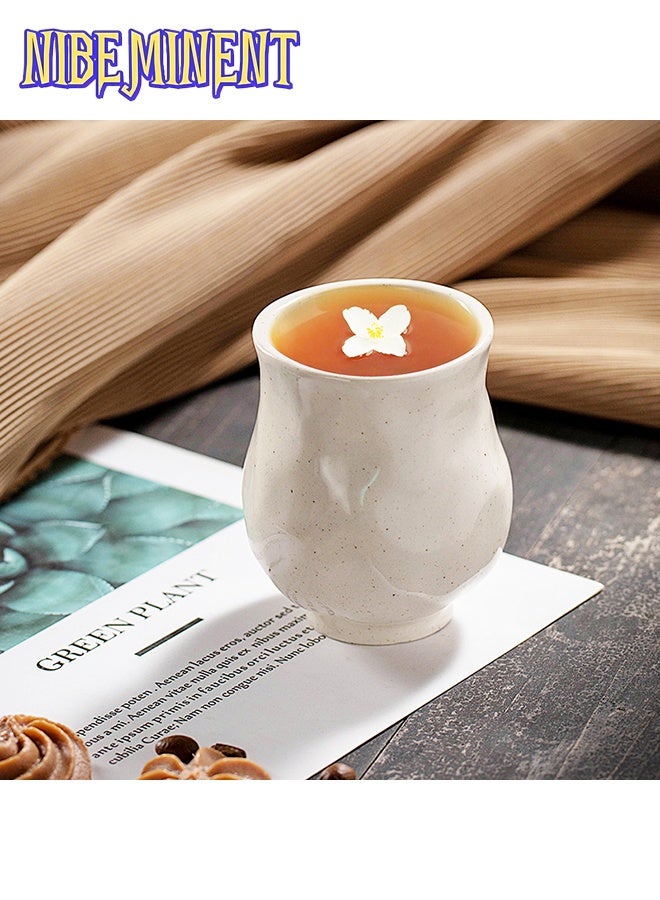NIBEMINENT فنجان قهوة سيراميك بسيط كوب مكتب ماء إفطار حليب كوب كوكتيل - Image 3