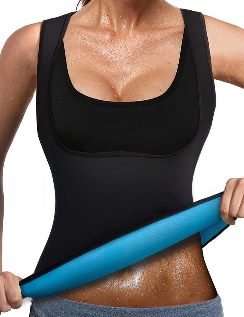 NonEcho Women Neoprene Sweat Vest for Women Sauna Suit Hot Sweat Waist Trainer Vest Slimming Body Shaper - Image 1