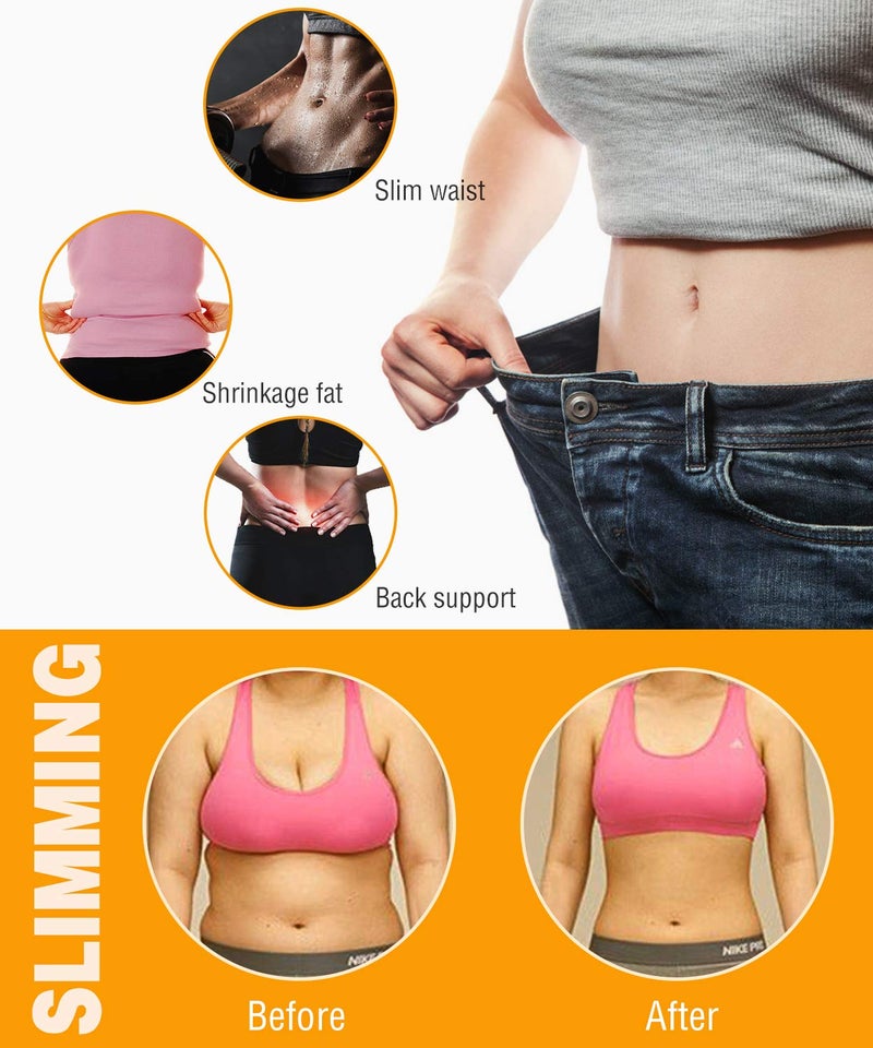 NonEcho Women Neoprene Sweat Vest for Women Sauna Suit Hot Sweat Waist Trainer Vest Slimming Body Shaper - Image 3