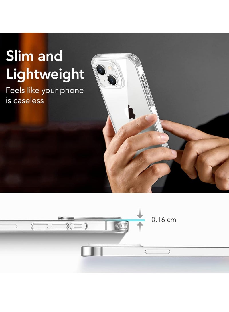 For iPhone 14 Plus Slim Full Body Silicone Protective Phone Case Cover Transparent - Image 2