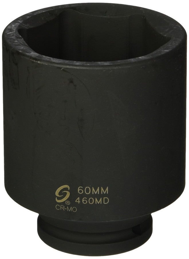 Sunex Tools Sunex 460MD 3/4-Inch Drive Deep 6 Point Metric Impact Socket, 60-Mm - Image 1
