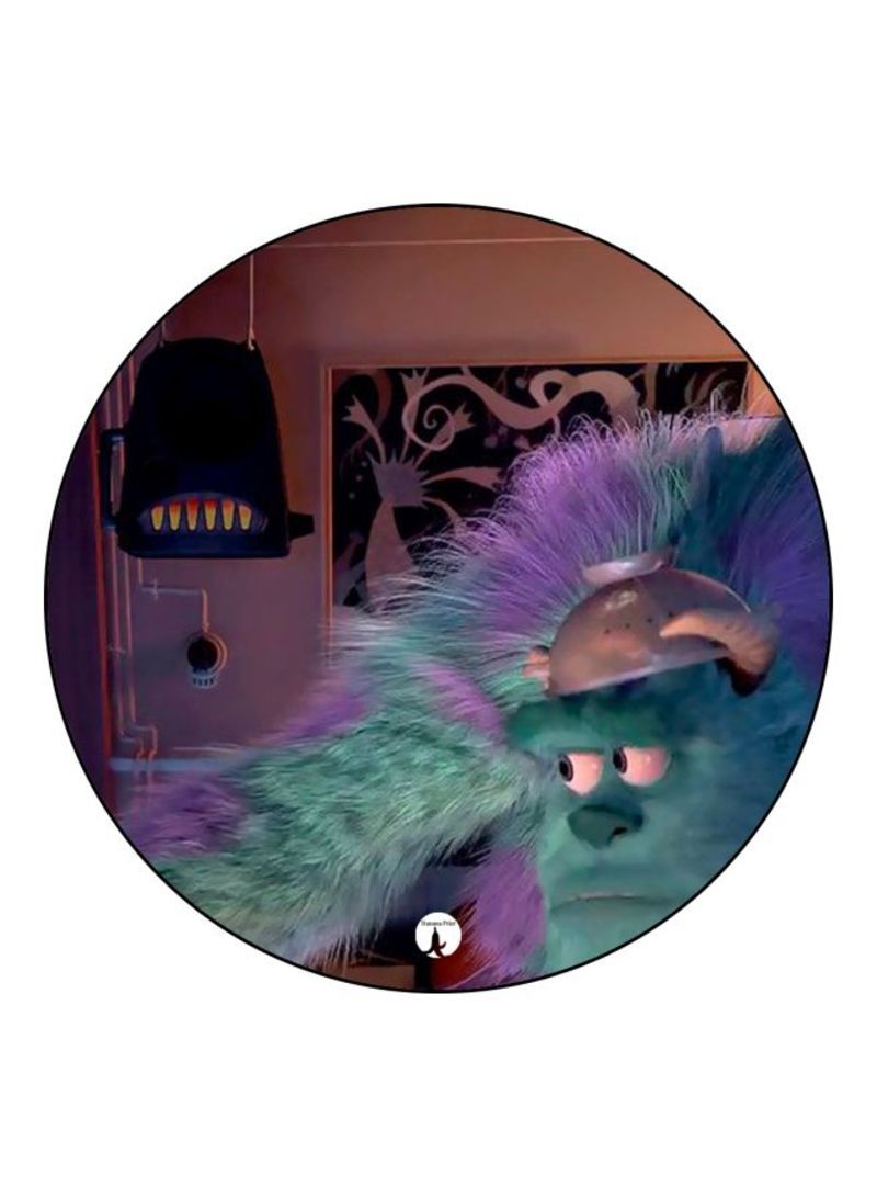 RKN Disney Printed Mouse Pad  Purple/Green/Brown
