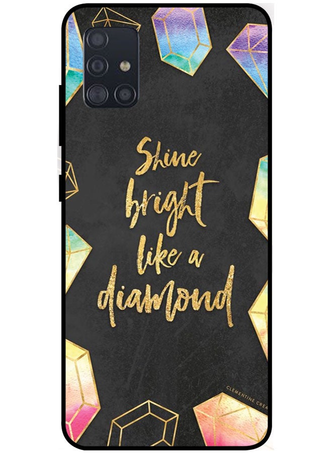 EYE CATCH Protective Case Cover For Samsung Galaxy A51 5G Smart Series Printed Protective Case Cover for Samsung A51 5G Shine Bright Like a Diamond - Image 1
