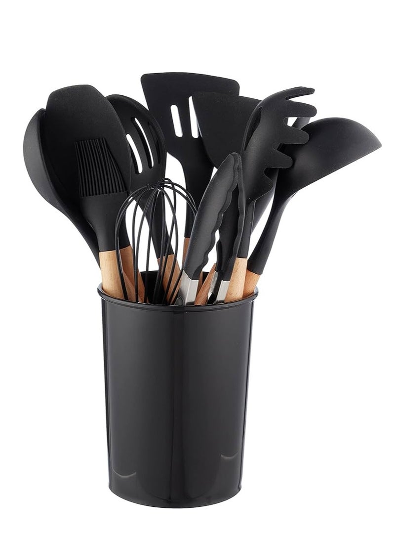 ناما طقم توزيع  من 12 قطعة - اسود