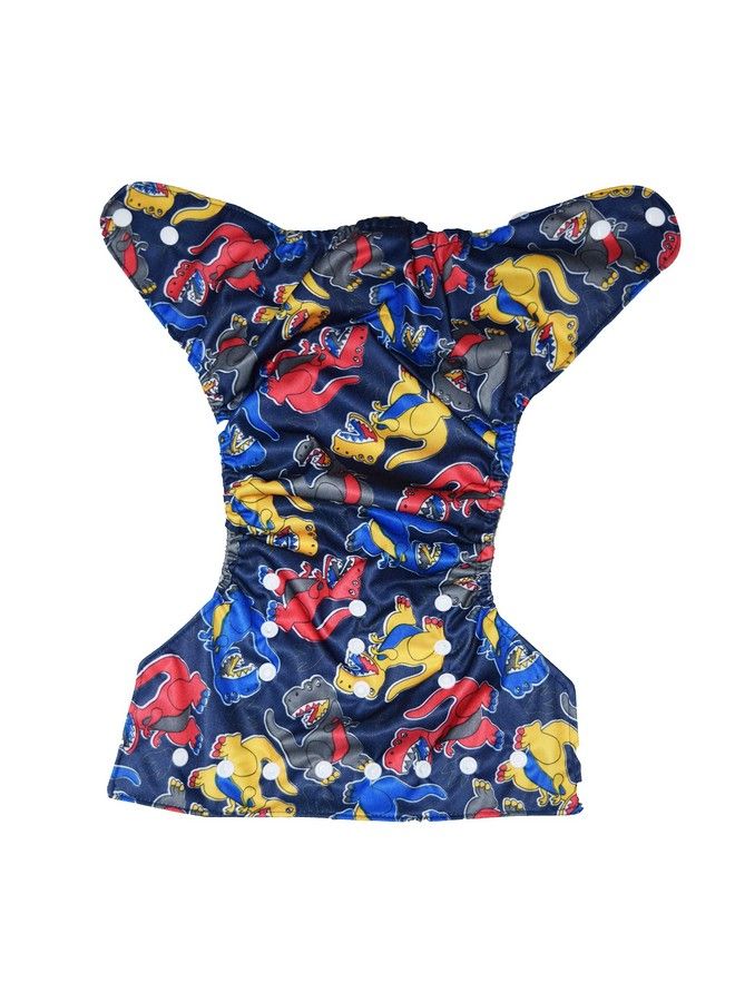 BabyMoon (Set Of 3 1 Cloth Diaper With 2 5Layesr Bamboo Insert) Premium Adjustable Reusable Washable Cloth Diaper For Baby - Image 5