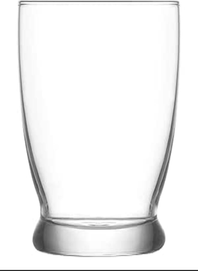 LAV ROMA Glass / 6 Pcs / 295 cc - 10 Oz/Elegant design, Trusted Brand, Attractive shape of Sparkling Drink, Soft Drink, Smoothies, Juices, Cocktails