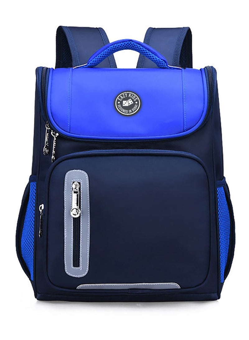 Eazy Kids حقيبة مدرسية مريحة - زرقاء - Image 1
