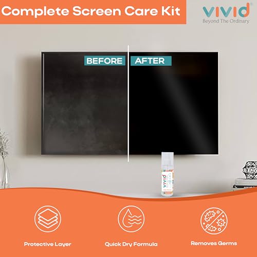 VividVisionInt® Lens Cleaning 200 ML Solution Spray Contain No Detergent No Foam for Spectacles Sunglasses Eyeglasses Mobile PC Laptop TV & Camera Cleaner 200ml with Cloth - Image 5