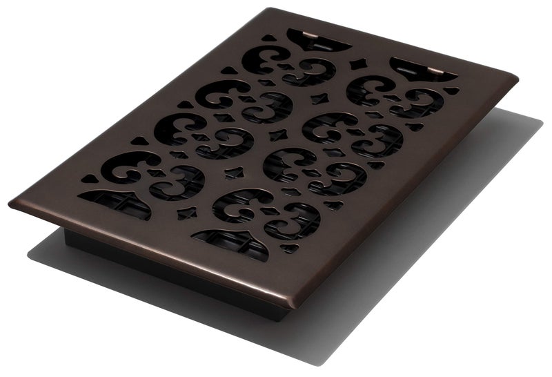 Decor Grates SPH610RB Floor Register 6x10 Rubbed Bronze Finish
