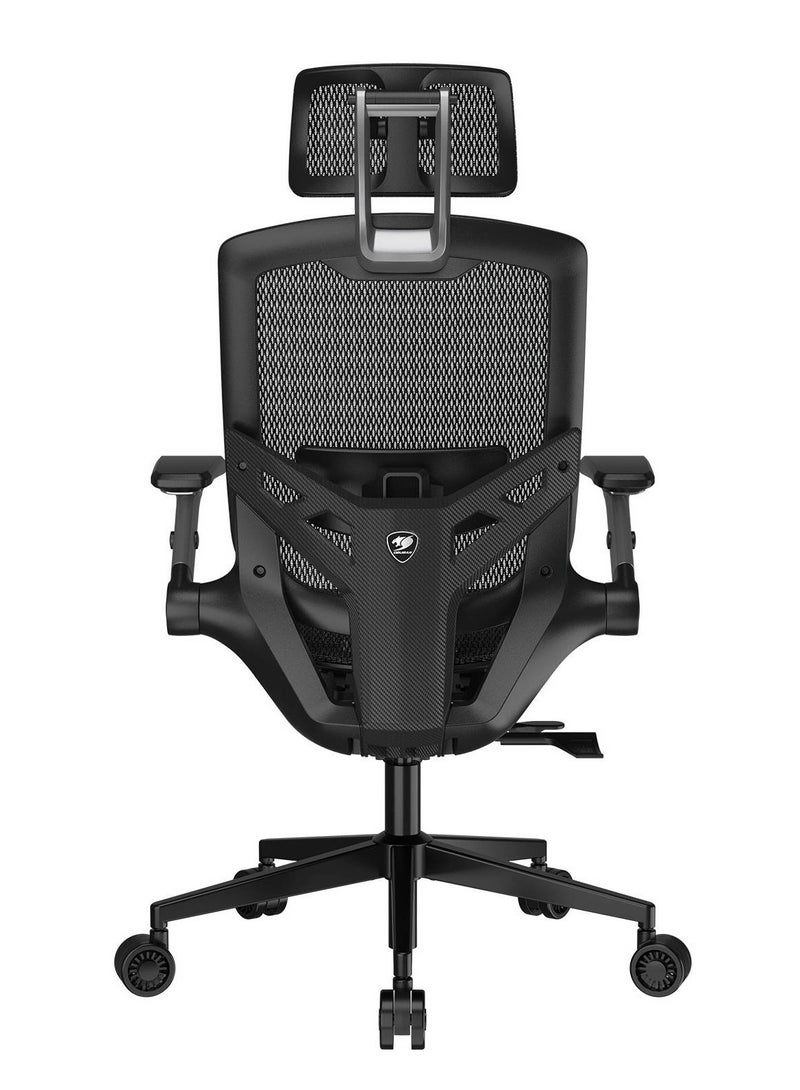 Cougar Speeder One Gaming Chair, 3-Point Backrest, Mesh Fabric, 2D Folding Armrests, Black | 3MSPOBLB.0001 - Image 5