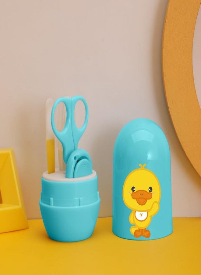 Alya The Cheeky Kidzz Baby Grooming Essential Nail Manicure Pedicure Cutter Safety Kit 4 IN 1 Combo With Cute Printed Portable Travel Protective Case For Toddlers/Infants/New Borns(0 Months+)(GREEN BAYMAX) - Image 4