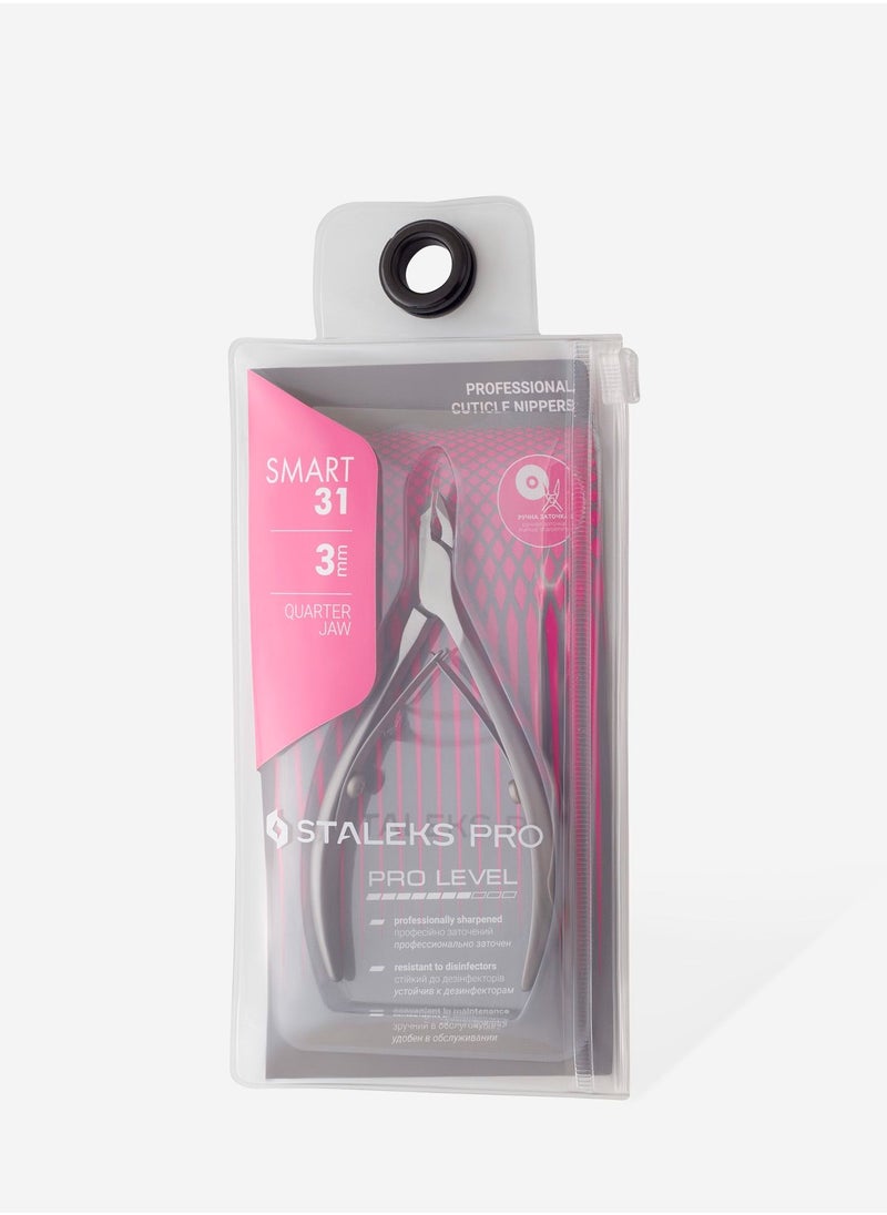 STALEKS PRO Professional Cuticle Nippers - SMART 31 | 3 mm  - Image 4