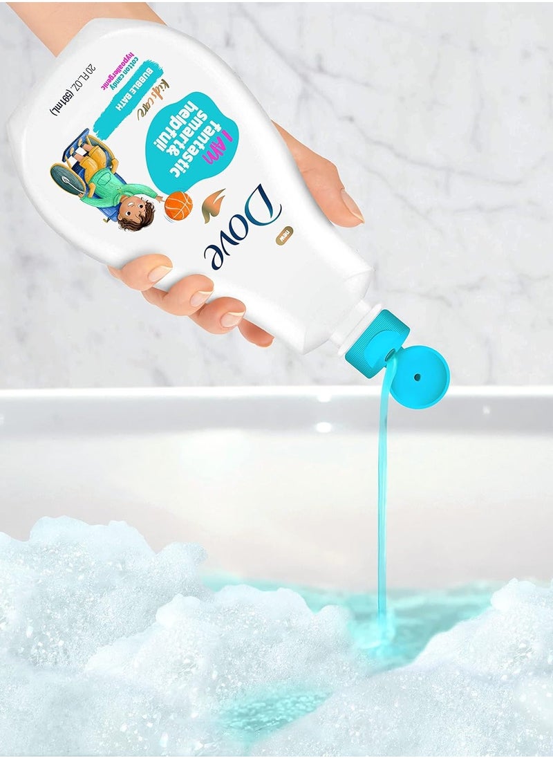 Dove - Dove Kids Care Bubble Bath for Kids Cotton Candy Hypoallergenic Formula 20 oz - Image 1