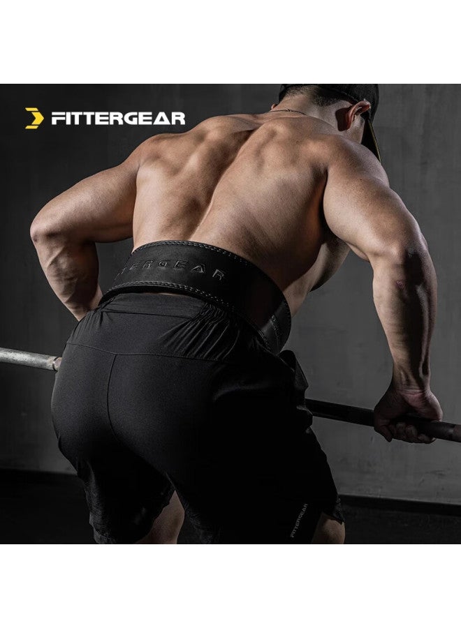 FITTERGEAR حزام تدريب القوة مع مشبك سريع الفتح لتمارين القرفصاء، والرفعات المميتة، وضغط الأثقال، ورفع الأثقال، ومعدات كمال الأجسام الواقية للرجال، ليس SBD - Image 1