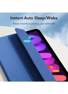 Rock Pow Magnetic Case For iPad Air 11 inch M3/M2 2025/2024 Gen iPad Air 11 Case/Case For iPad Air 5 10.9 inch 2022/Air 4 10.9 inch 2020 iPad Air 10.9 Case Slim Stand Convenient Magnetic Attachment Auto Sleep/Wake Slim Stand Cover for air 6th/air 7th 11inch 2025/2024,Air 5th/air 4th 10.9inch 2022/2020 Rebound Series  - Image 5