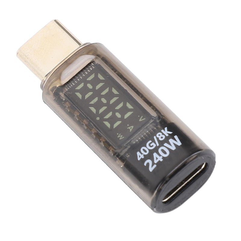 USB C Male to Female Extension Adapter 240W Fast Charging 40Gbps 8K Support Digital Display - Image 2